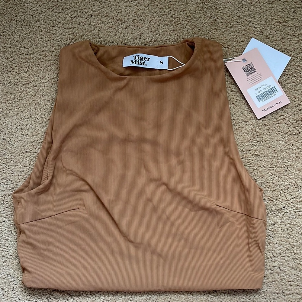 NWT Tiger Mist Maja Tank - color Tan